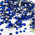 Strasuri din cristale pentru make-up, model Gold SM011FF Blue Indigo Mixt Strasuri din cristale pentru make-up, model Gold SM011FF Blue Indigo Mixt